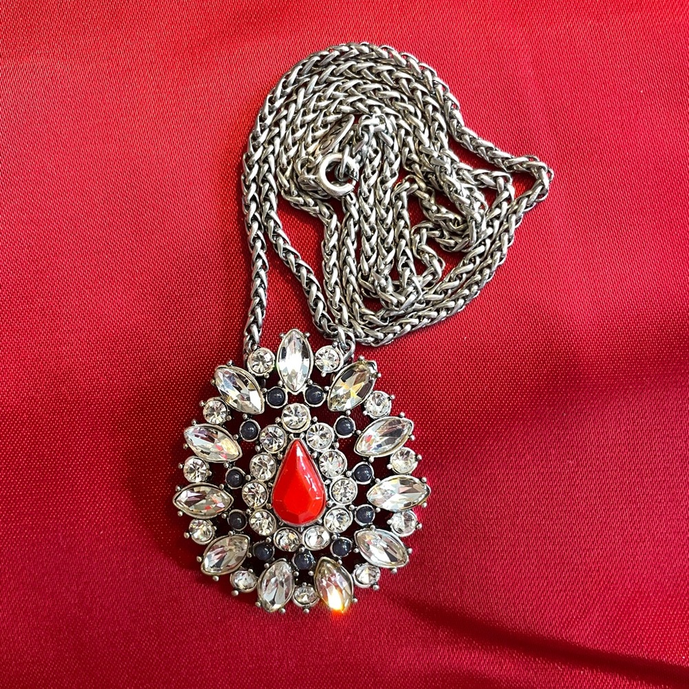 Multi Stone Pendant Necklace